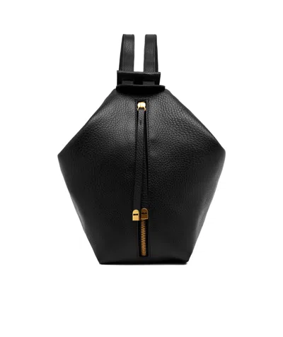 Gianni Chiarini Guia Zipper Backpack In Black