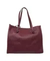 Gianni Chiarini Hammered Leather Shopper In Black