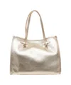 Gianni Chiarini Hammered Leather Shopper In Multi