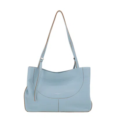 Gianni Chiarini Hand Shoulder Bag In Blue