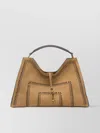 Gianni Chiarini Handle Suede Perforated Strap