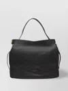 Gianni Chiarini Hardware Gold Pebbled Texture Shoulder Bag