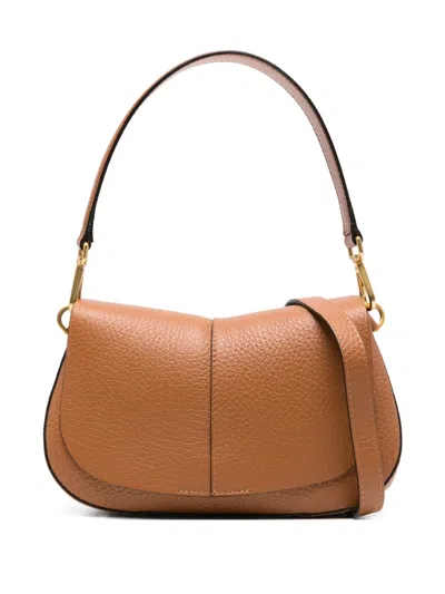 Gianni Chiarini Helena Leather Shoulder Bag In Brown