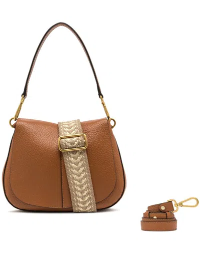 Gianni Chiarini Helena Round Bags In Brown
