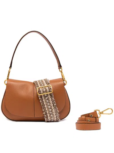 Gianni Chiarini Helena Round Bags In Brown