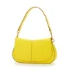 Gianni Chiarini Helena Round Foldover-top Shoulder Bag In Yellow