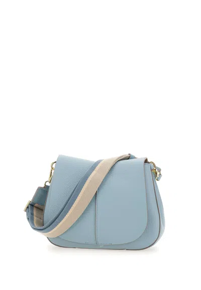 Gianni Chiarini Woman Shoulder Bag Slate Blue Size - Soft Leather