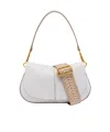 Gianni Chiarini Helena Round Shoulder Bag In White