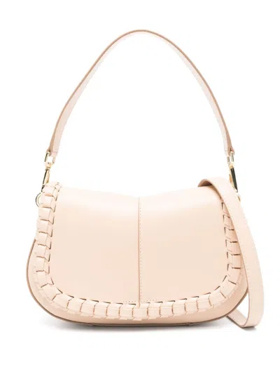 Gianni Chiarini Helena Round Special Shoulder Bag In Neutrals