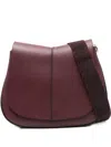Gianni Chiarini Helena Shoulder Bag In Burgundy