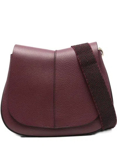 Gianni Chiarini Helena Shoulder Bag In Burgundy