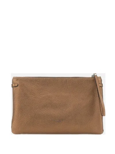 Gianni Chiarini Hermy Clutch Bag In Brown