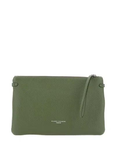 Gianni Chiarini Hermy Clutch Bag In Green