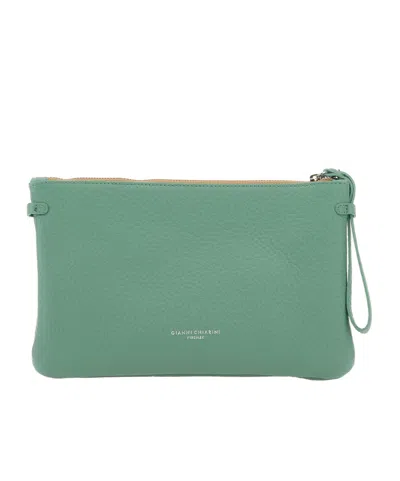 Gianni Chiarini Hermy Clutch Bag In Green