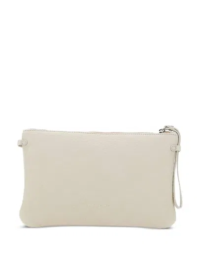 Gianni Chiarini Hermy Clutch Bag In Neutrals