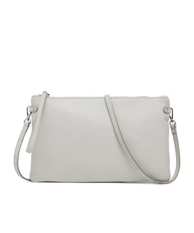 Gianni Chiarini Hermy Logo Shoulder Bag In Gray