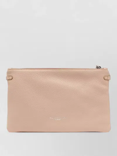 Gianni Chiarini Hermy Shoulder Bag Metal Hardware Strap In Neutral