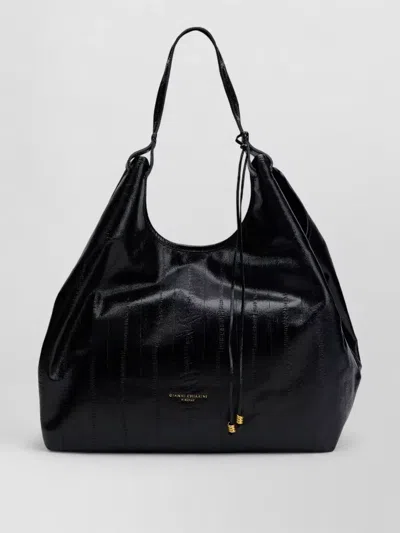Gianni Chiarini Hobo Shoulder Bag Versatile Modern Silhouette In Black