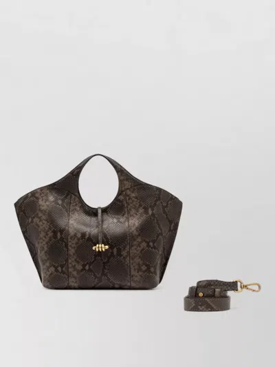 Gianni Chiarini Infinity Tote Bag In Brown