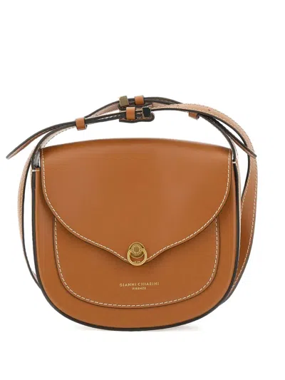 Gianni Chiarini Isa Shoulder Bag In Brown