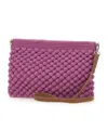 Gianni Chiarini Knitted Shoulder Bag In Pink