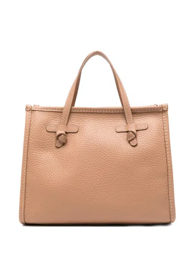 Gianni Chiarini Knot Detail Tote Bag In Neutral