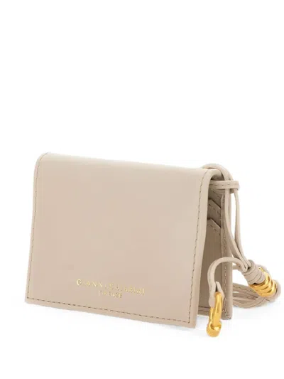 Gianni Chiarini Knot-detail Wallet In Red