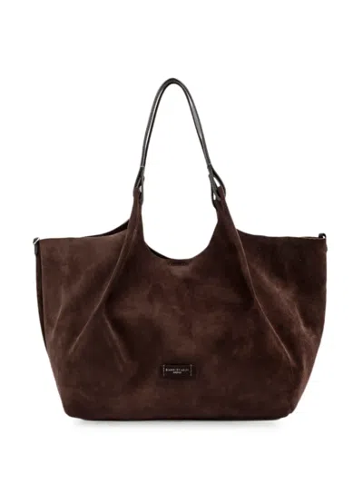 Gianni Chiarini Large Dua Shoulder Bag In Brown