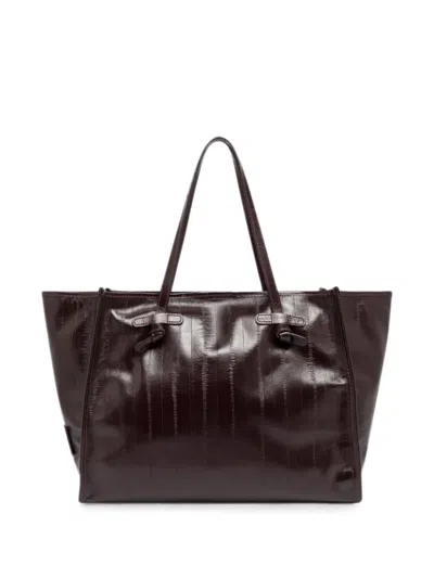 Gianni Chiarini Large Marcella Tote Bag In Brown