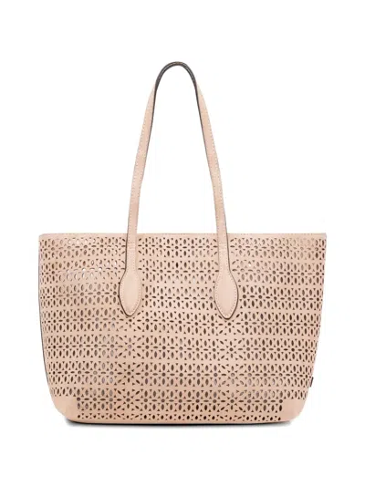 Gianni Chiarini Large Mashup Tote Bag In Pink