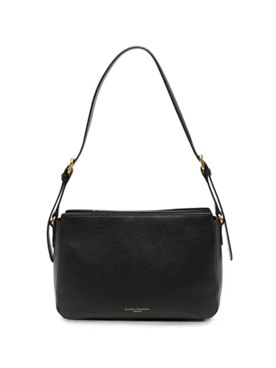 Gianni Chiarini 로라 레더 숄더 백 In Black