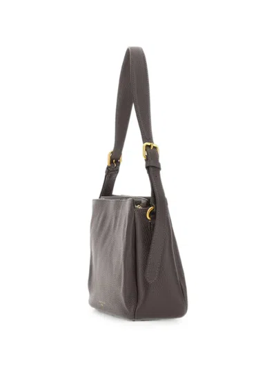 Gianni Chiarini Laura Leather Shoulder Bag In Brown