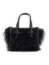 Gianni Chiarini Leather And Fabric Bag
