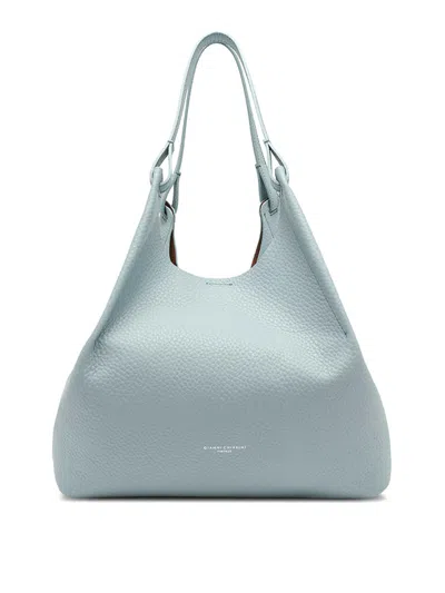 Gianni Chiarini Leather Bag In Blue