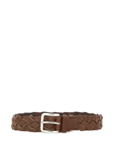 Gianni Chiarini Leather Belt In Brown