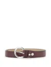 Gianni Chiarini Leather Belt In Brown