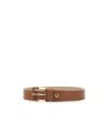 Gianni Chiarini Leather Belt In Brown