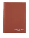 Gianni Chiarini Leather Passport Holder In Brown
