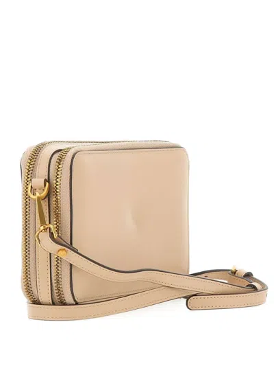 Gianni Chiarini Leather Purse In Neutral