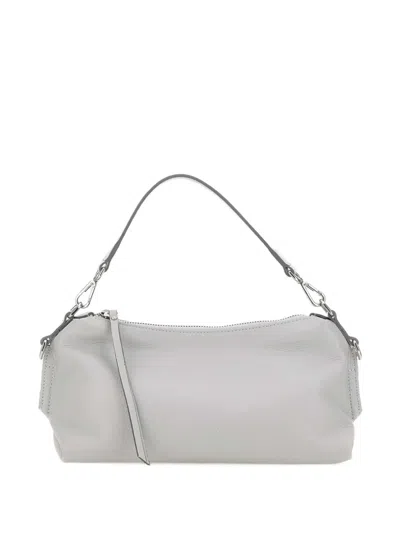 Gianni Chiarini Leather Shoulder Bag In Gray