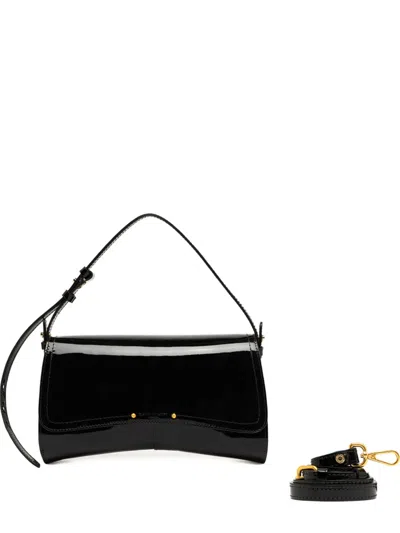 Gianni Chiarini Leather Shoulder Bag In Black