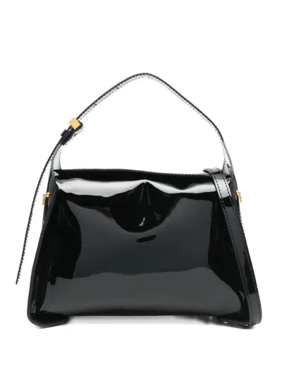 Gianni Chiarini Leather Shoulder Bag In Black