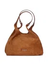 Gianni Chiarini Solid Color Shoulder Bag In Brown