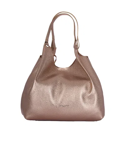 Gianni Chiarini Leather Shoulder Bag In Brown