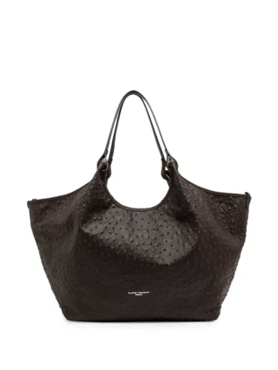 Gianni Chiarini Leather Shoulder Bag In Brown