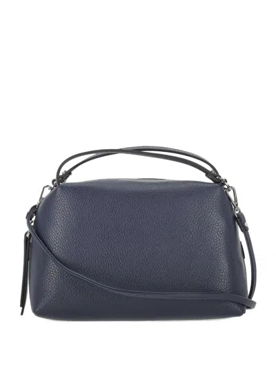 Gianni Chiarini Leather Tote Bag In Blue