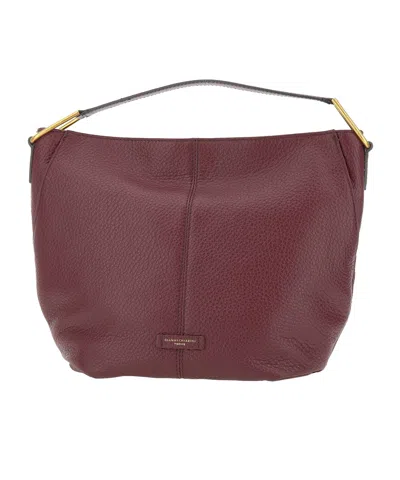 Gianni Chiarini Leather Tote Bag In Red