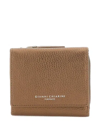 Gianni Chiarini Leather Wallet In Brown