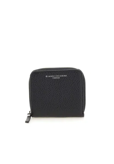 Gianni Chiarini Leather Wallet In Black