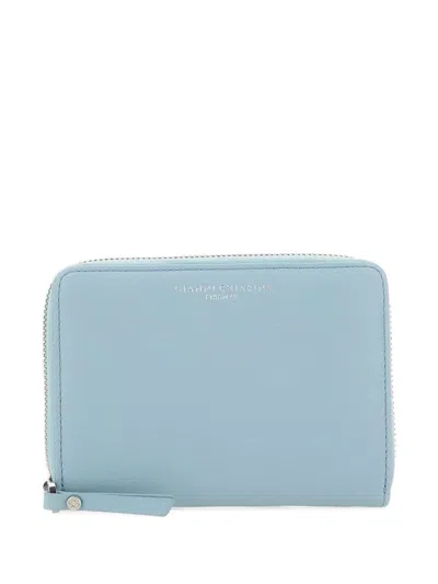 Gianni Chiarini Leather Wallet In Blue